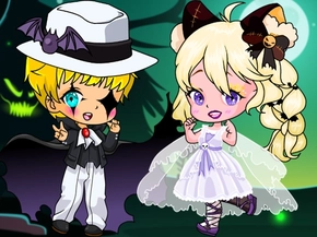 Halloween Chibi Çifti