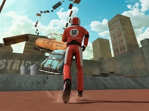 Yalnız Yukarı Gravite Parkour 3D