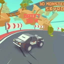 3D Canavar Kamyon: Gökyolları