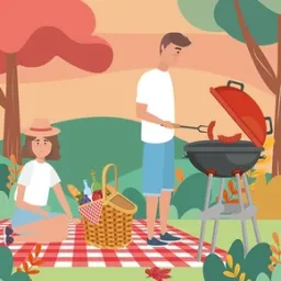 Barbekü Piknik Gizli Nesneler