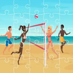 Plaj Voleybolu Yapbozu
