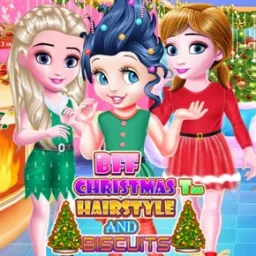 En İyi Arkadaş Noel Ağacı Saç Modası ve Kurabiyeleri