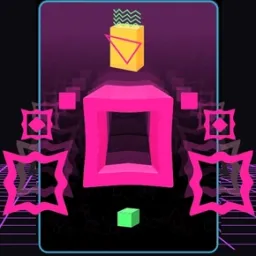 Büyük NEON Kuleye Karşı Küçük Kare