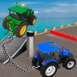 Zincirli Traktör Çekme Simülatörü