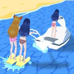 Title: "Surfing Sensation: Girl Power 3D