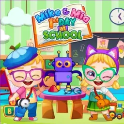 Mike ile Mia'nın İlk Okul Günü