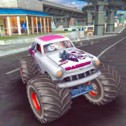 Canavar Kamyon Şovlar Ücretsiz Jeep Yarış Oyunları