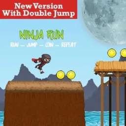 Ninja Star Runner: Double Jump Master
