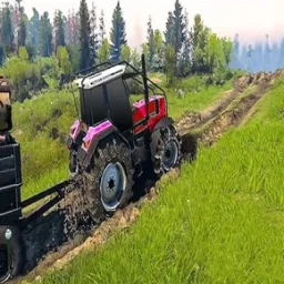 Gerçek Zincirli Traktör Tren Simülatörü