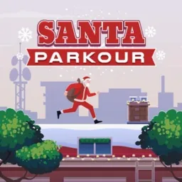 Santa's Parkour Adventure: Rooftop Run